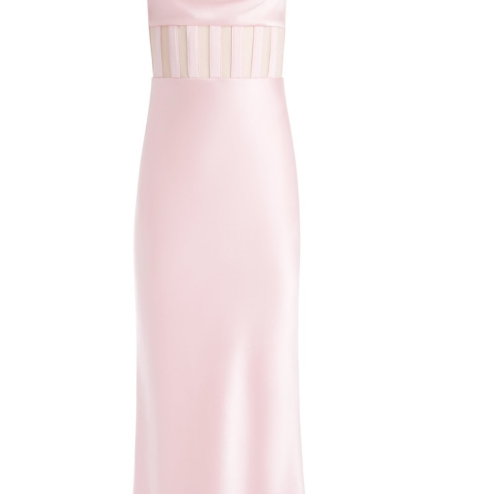 Alice + Olivia Pink Strapless long Dress
